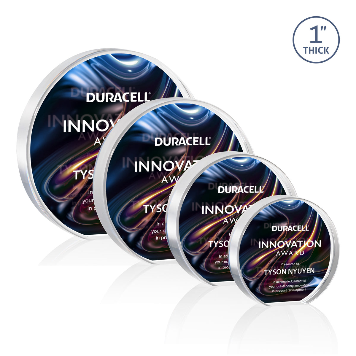 Narita Circle VividPrint™ Double Sided Award