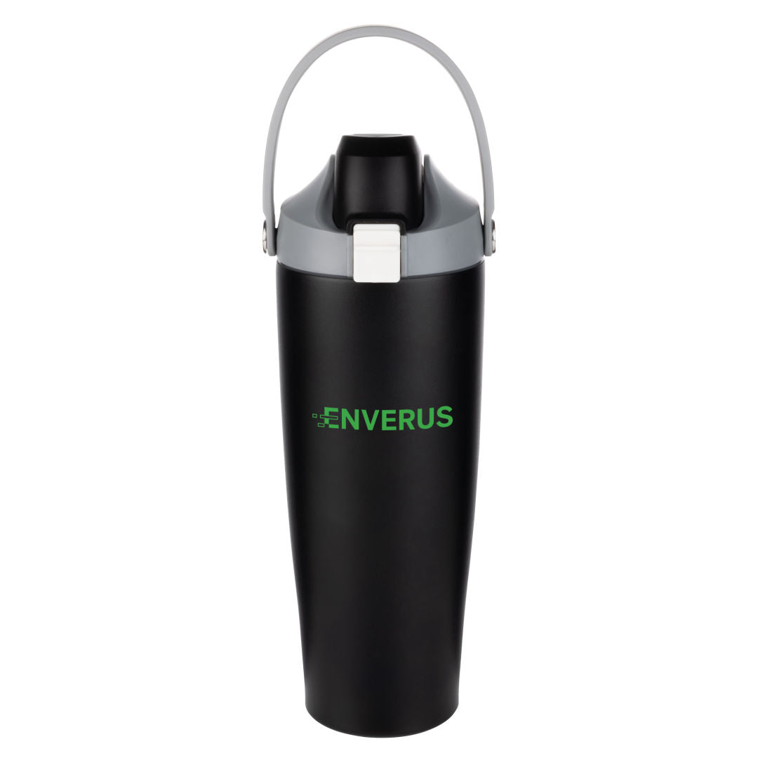 Carraway SS Tumbler w/Carrying Handle - 30oz — Black — D829-BK