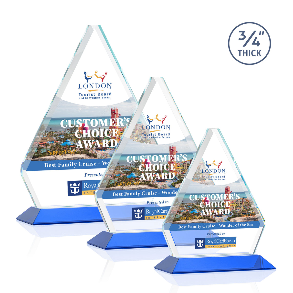 Fyreside VividPrint™ Award - Blue