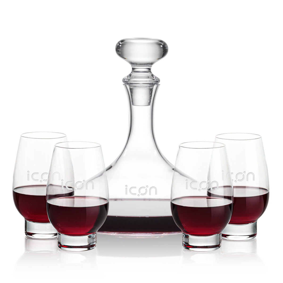 Stratford Decanter & Glenarden Stemless Wine