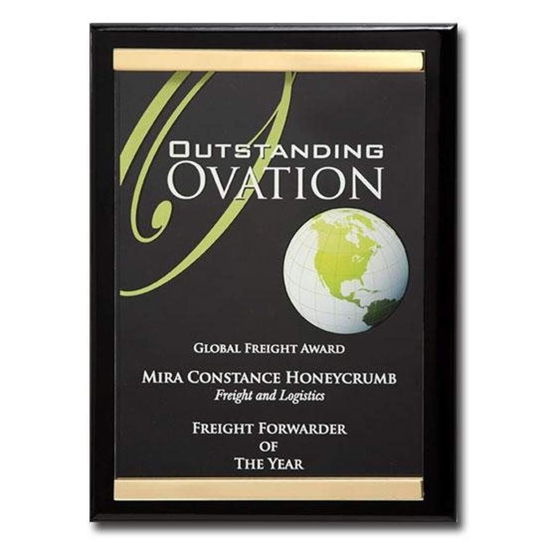 Brass Channel Plaque