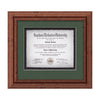 Terrene Artisan Paper Certificate Framed Award