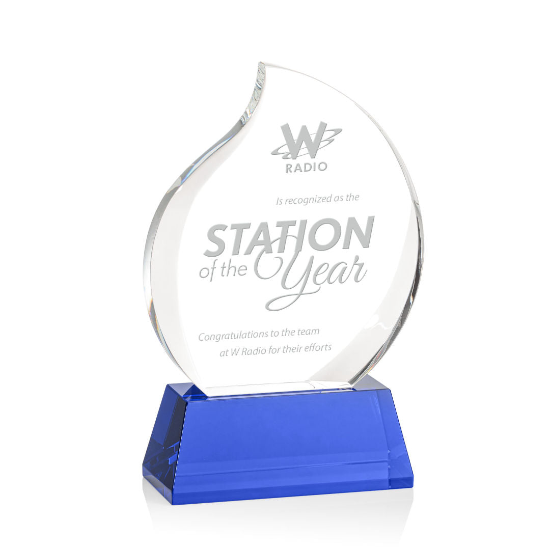 Preswick Flame Award on Base — OPT9725-L