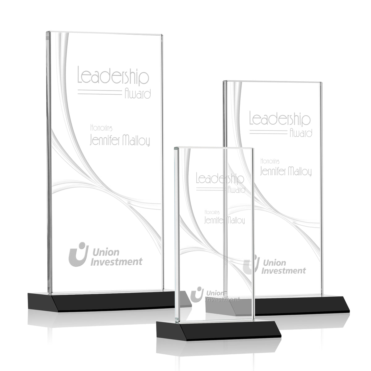 Keane Liquid Crystal™  Award - Black