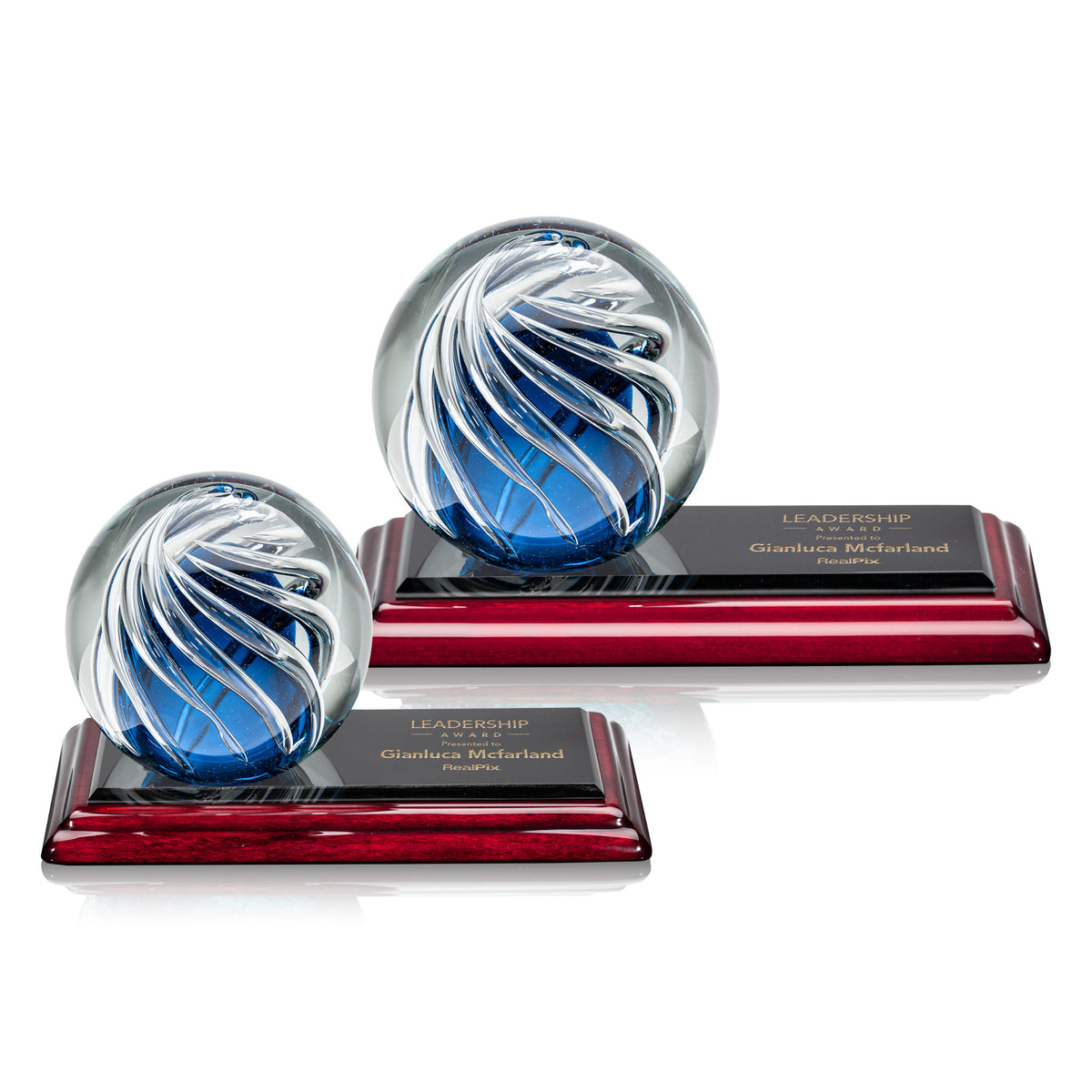 Genista Award on Rosewood Base