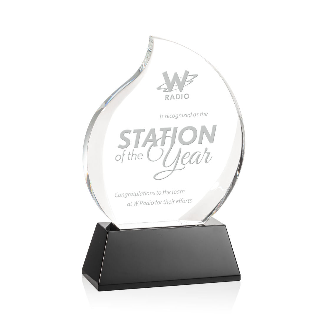 Preswick Flame Award on Base — OPT9725-K