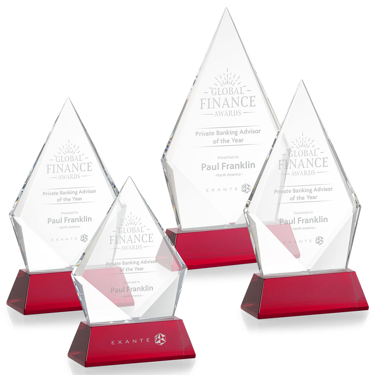 Shelton Award on Newhaven Base - Red