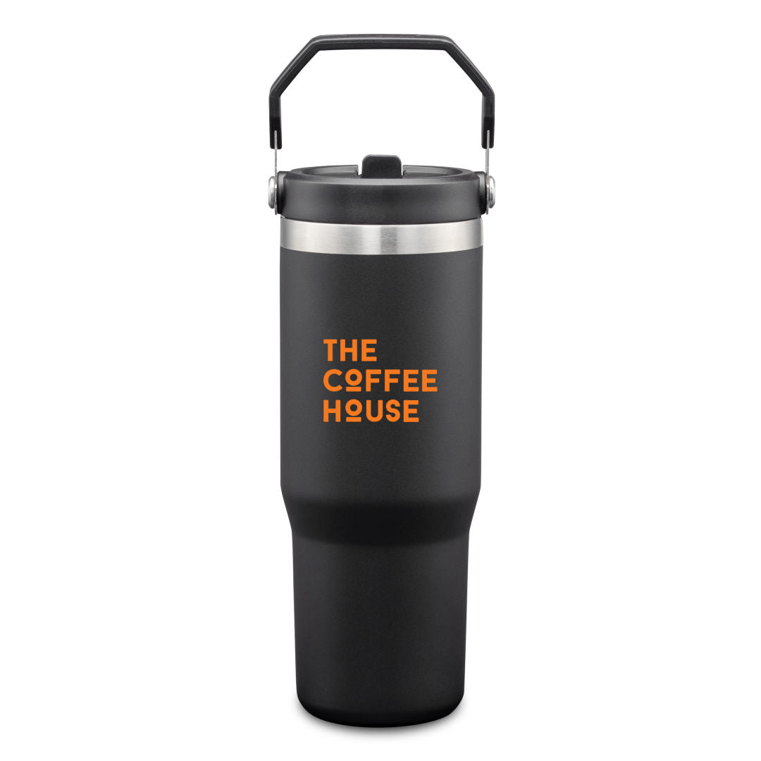 Revive SS Travel Mug w/Handle & Straw - 30oz