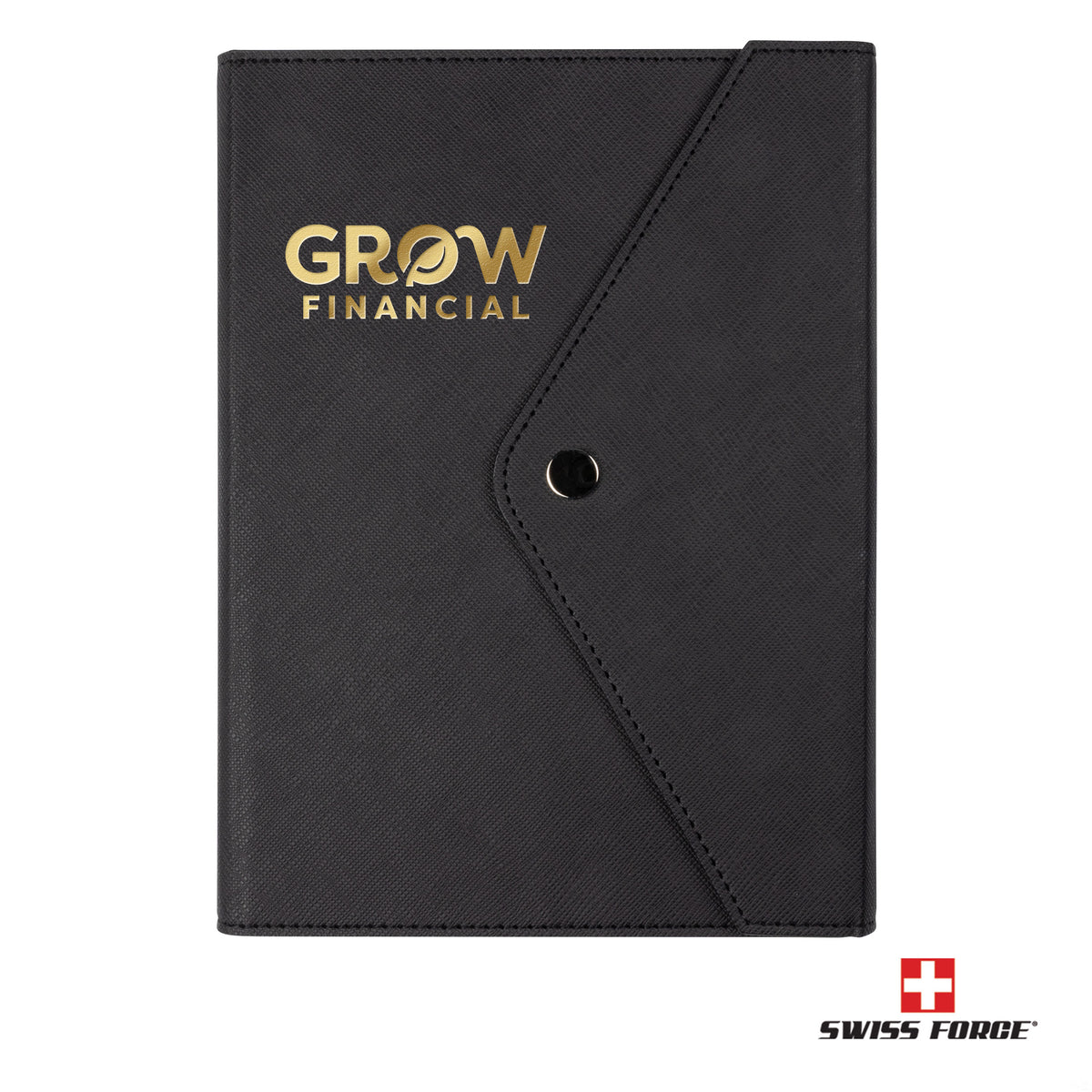 Swiss Force® Manstein Refillable Journal w/Magnetic Buckle