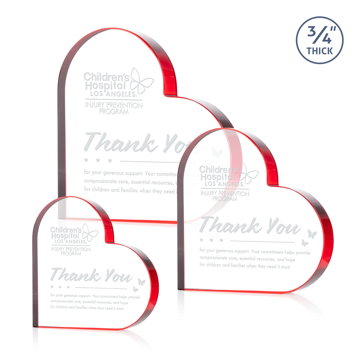 Davina Heart Award - Red