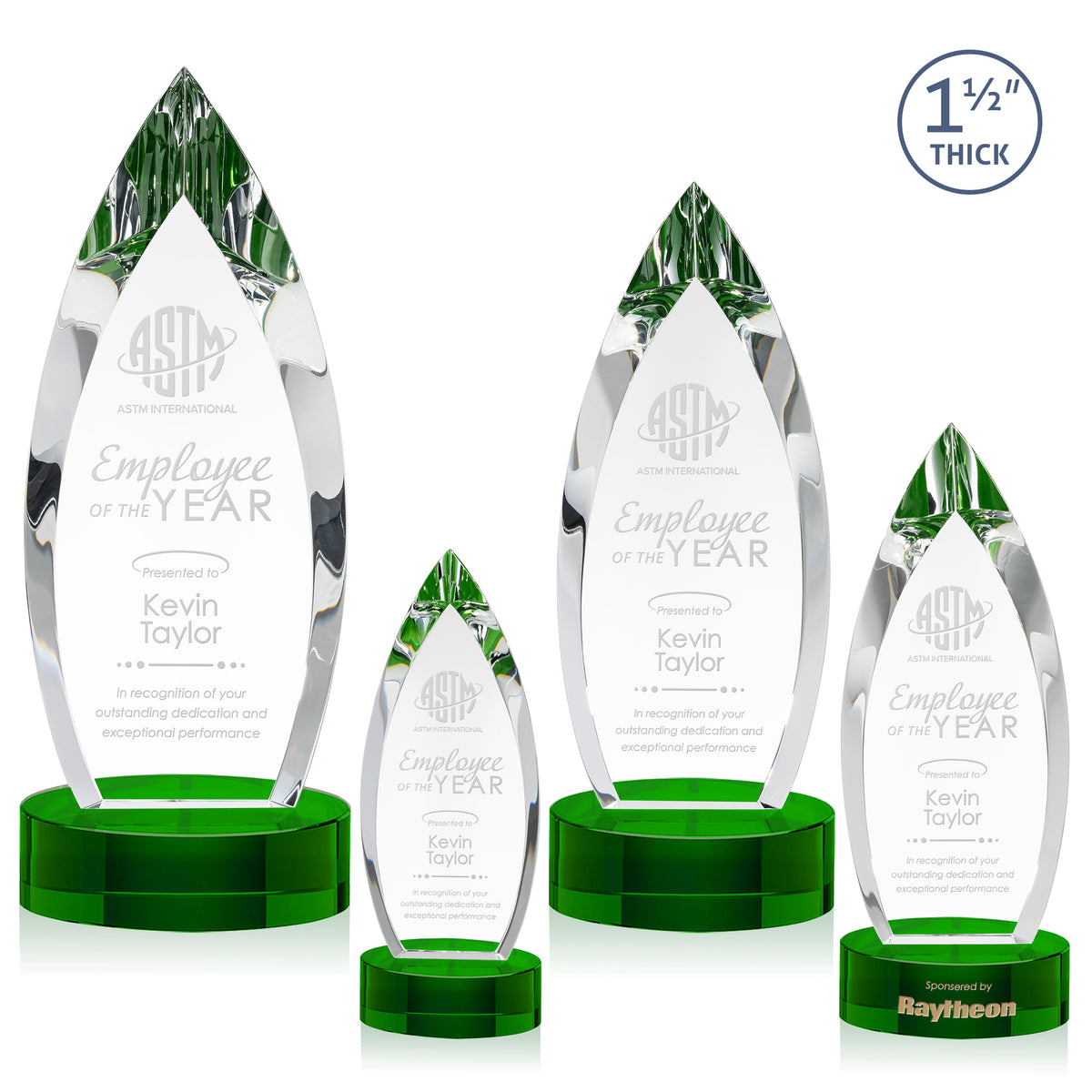 Fortier Award on Base - Green