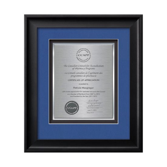 Yorktech Certificate TexEtch Framed Award
