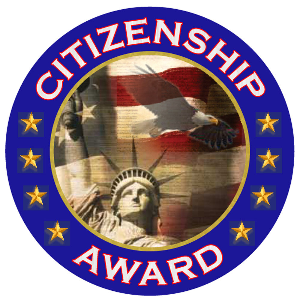 Citizenship Award Liberty Vibraprint® Label