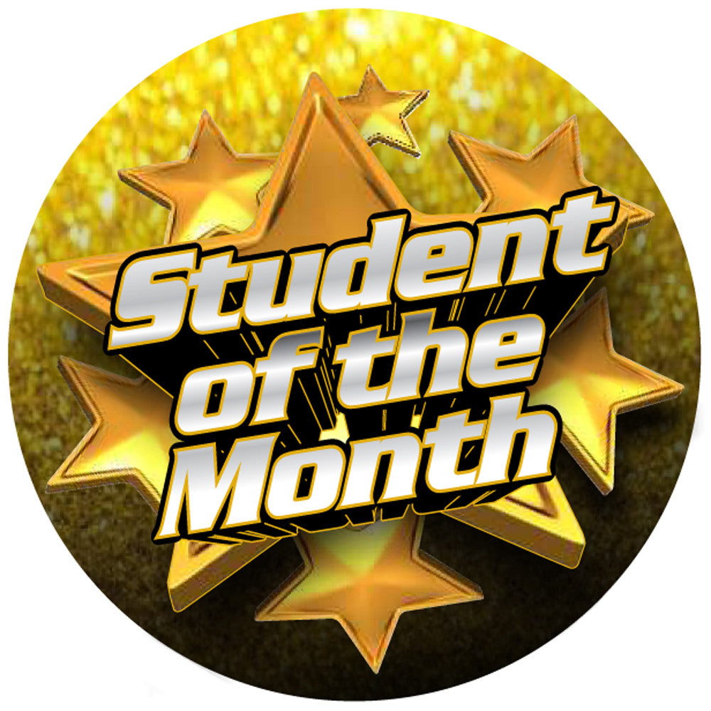 Student Of The Month Vibraprint® Label