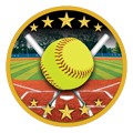 Vibraprint® Colored Softball Label