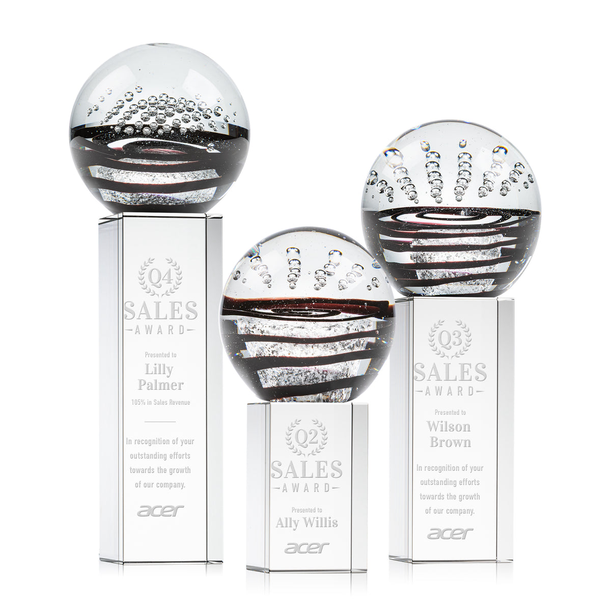 Serenity Award on Dakota Base - Clear