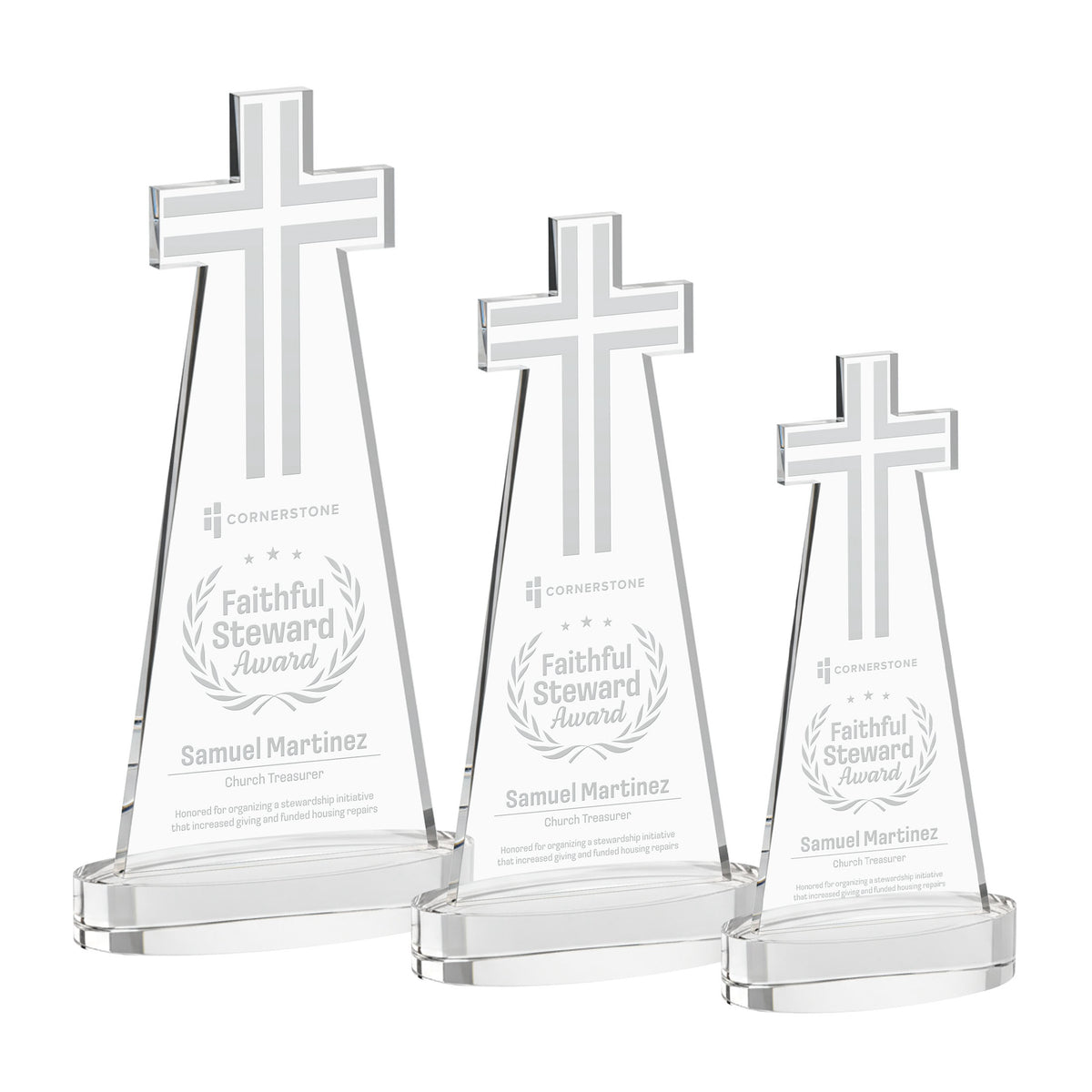 Cross Award on Alberton Base