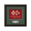 Eldridge Stained Glass Framed Award