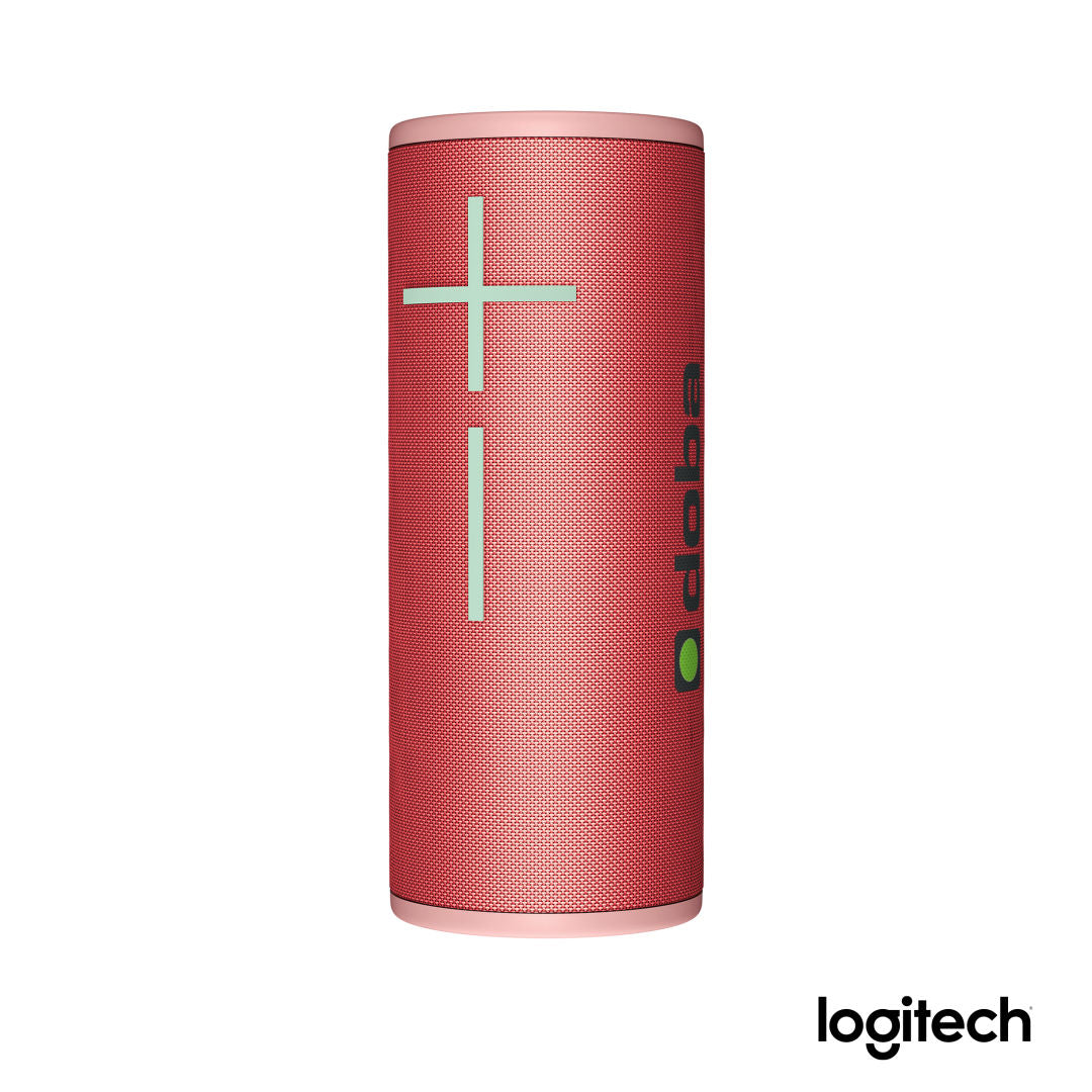 Logitech® Ultimate Ears BOOM 4 Speaker – Raspberry Red PMS 710 C, PMS 663 C, PMS 2035 C