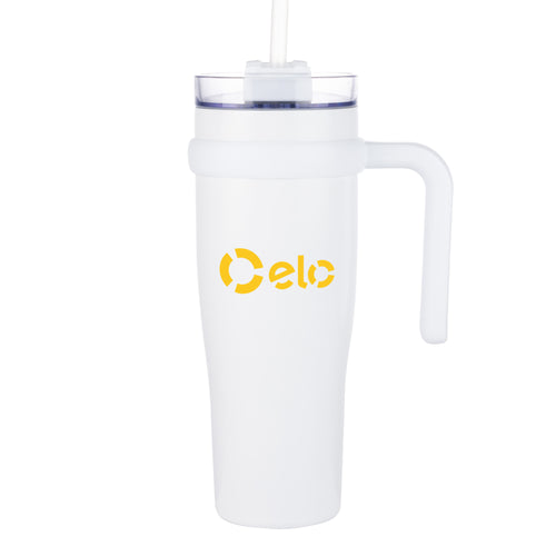 Aralia Tumbler w/Handle & Straw Lid - 30oz