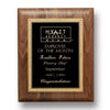 Gemstone Plaque — Wood, Plate Color and Size