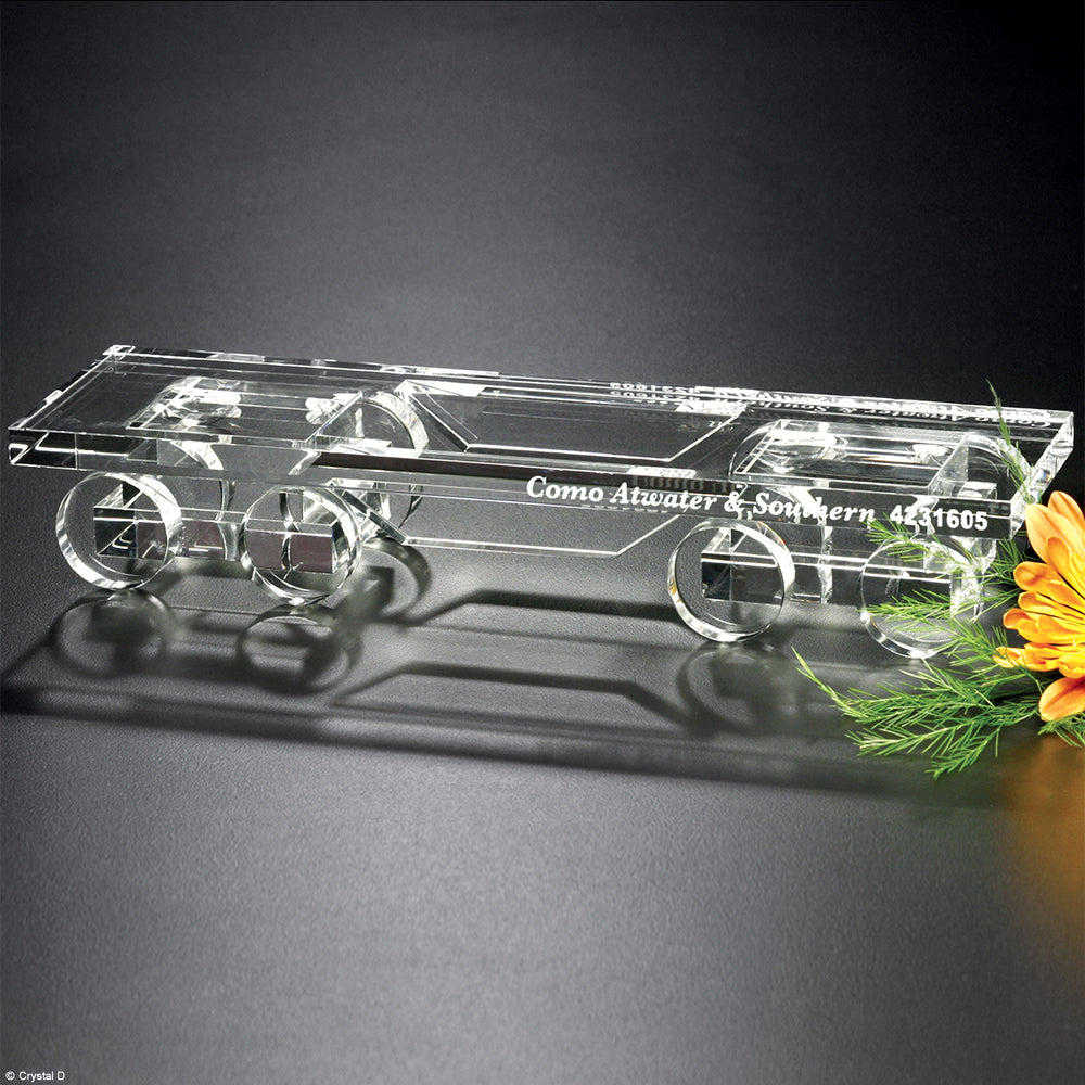 Flatcar Train 10-1/2" W - Crystal D