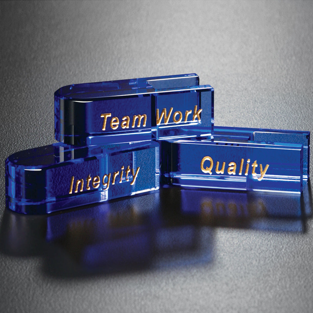 Goal-Setter Block - Blue - Crystal D