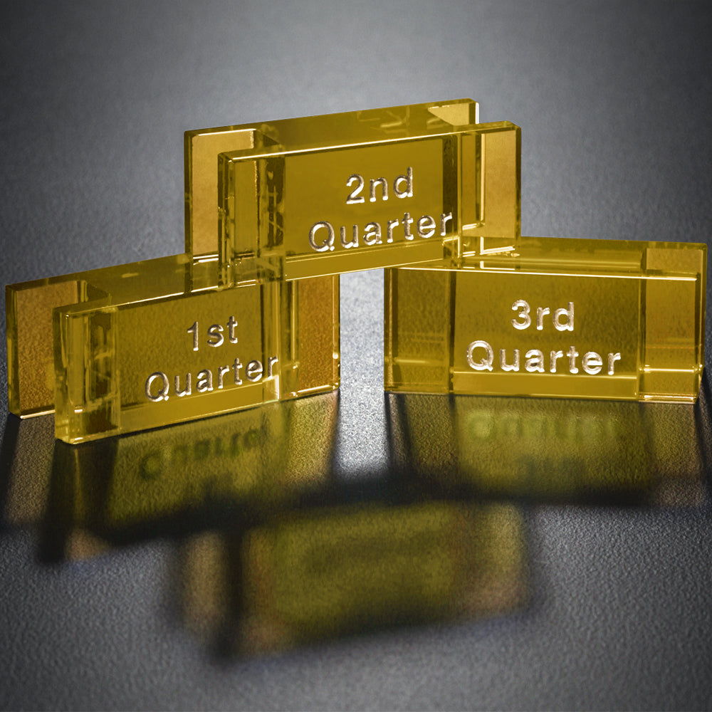Goal-Setter Block - Gold - Crystal D