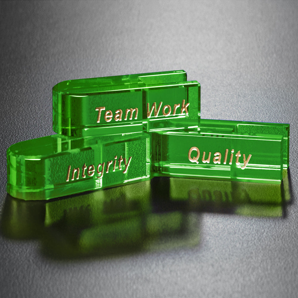 Goal-Setter Block - Green - Crystal D