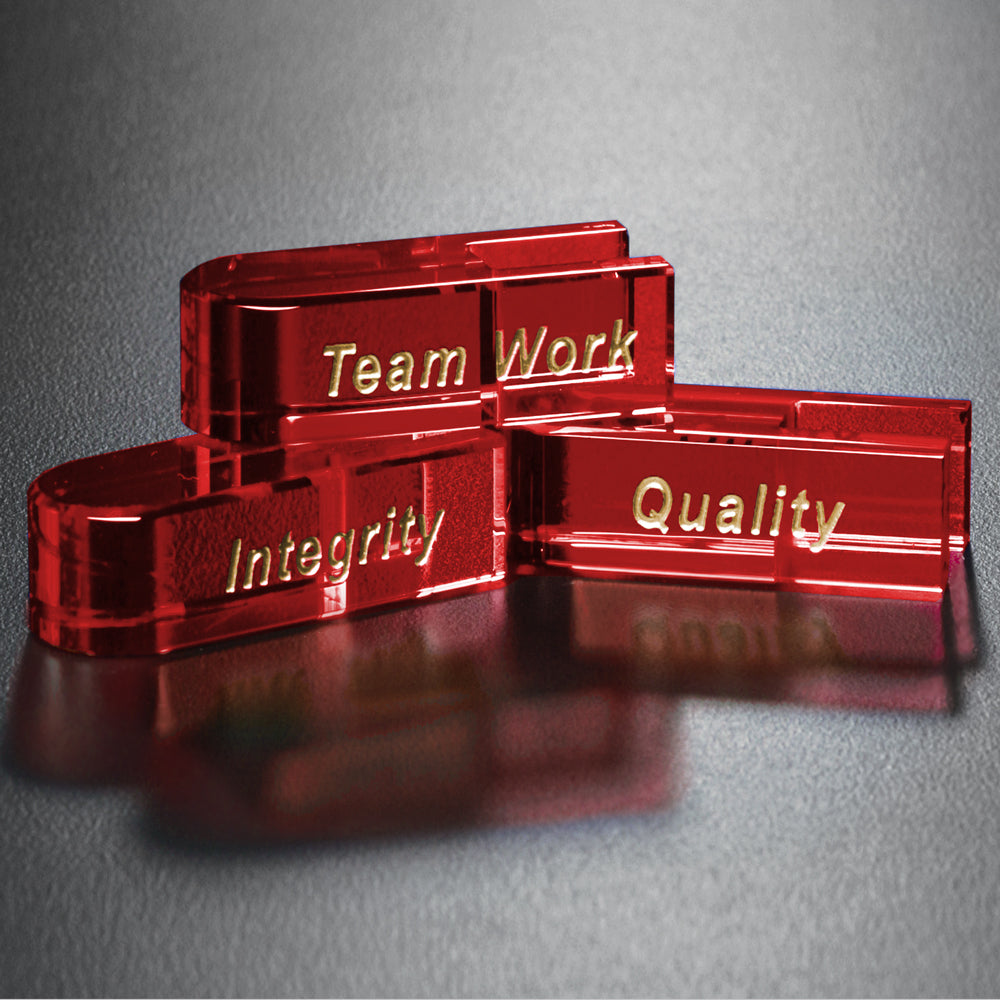 Goal-Setter Block - Red - Crystal D