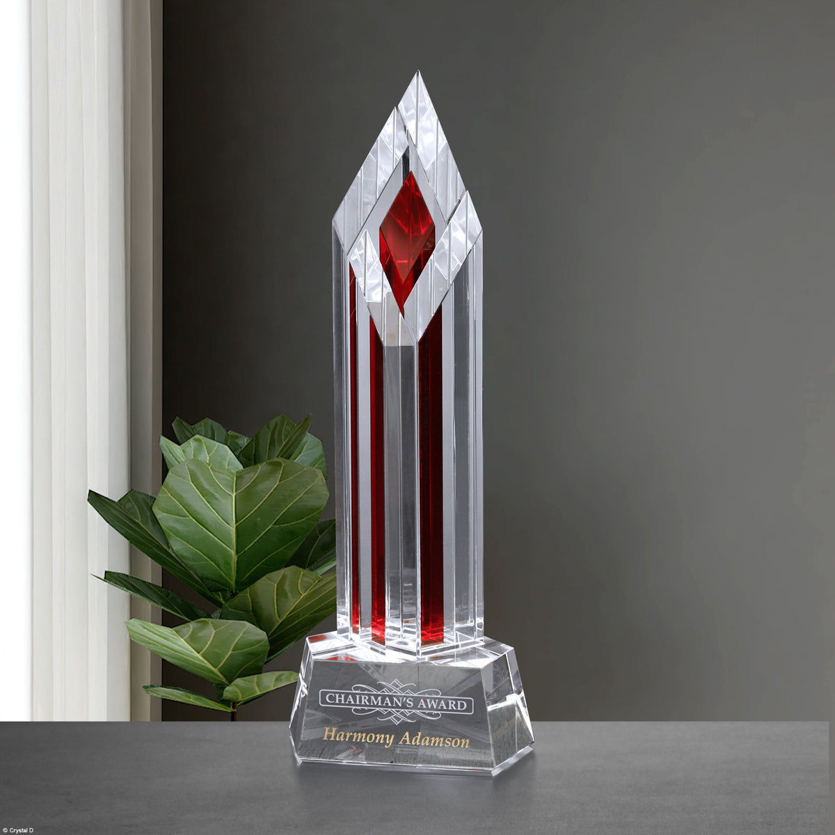 Halifax Ruby Award 13" - Crystal D