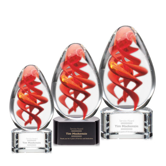 Helix Award on Paragon Base - Clear