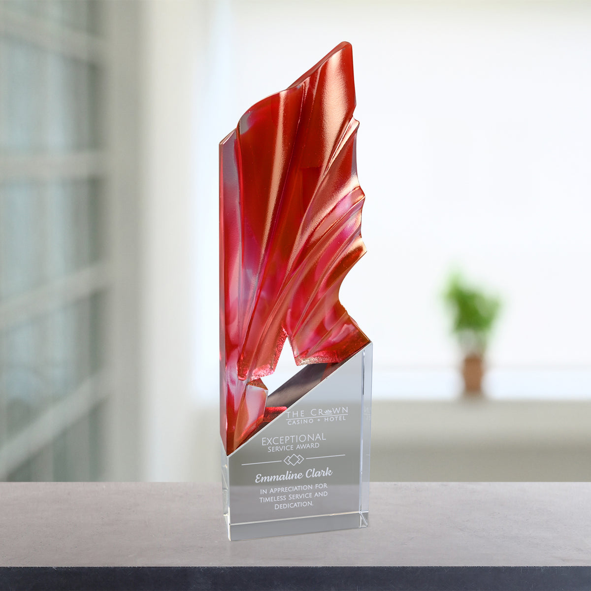 Highlander Award 10-1/4" - Crystal D