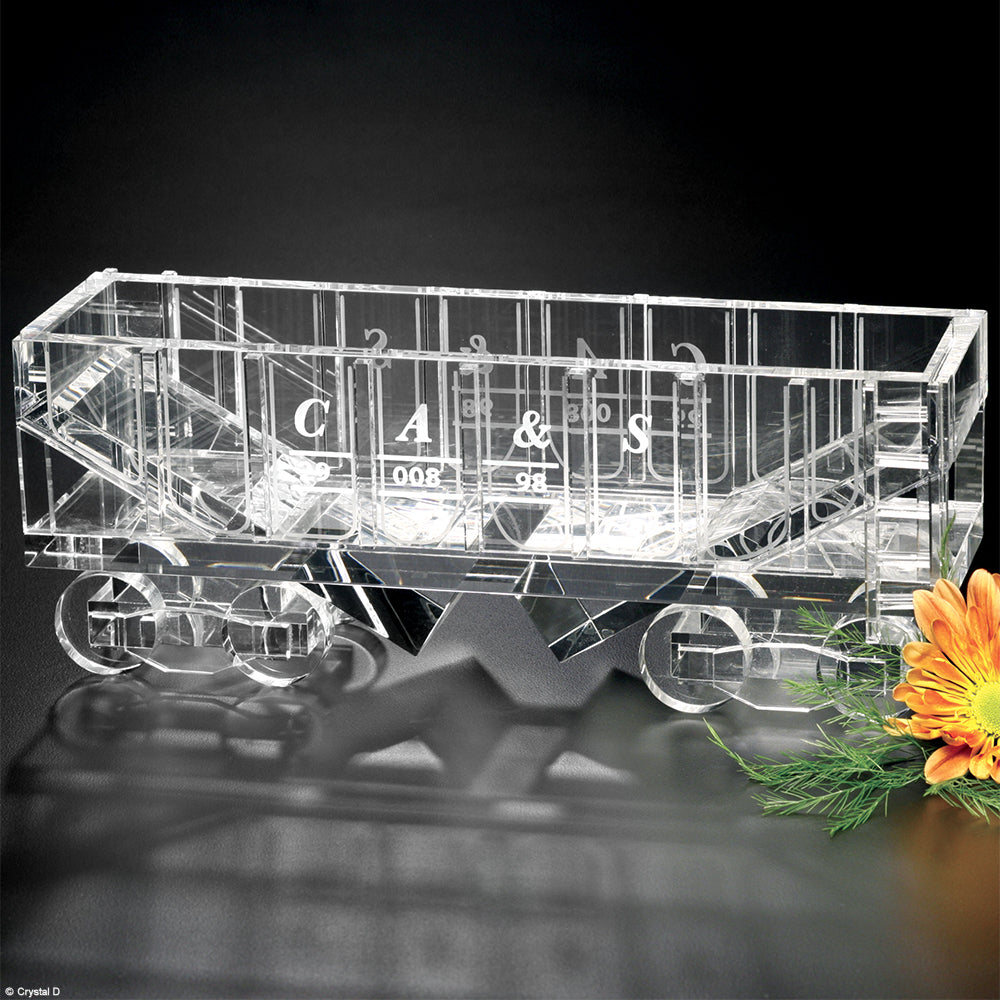Hopper Car Train 10-1/2" W - Crystal D