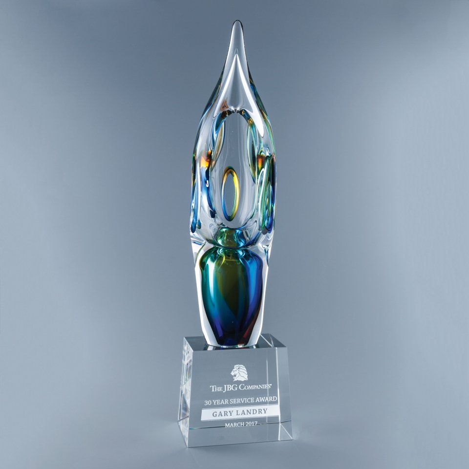 Illusion art glass award