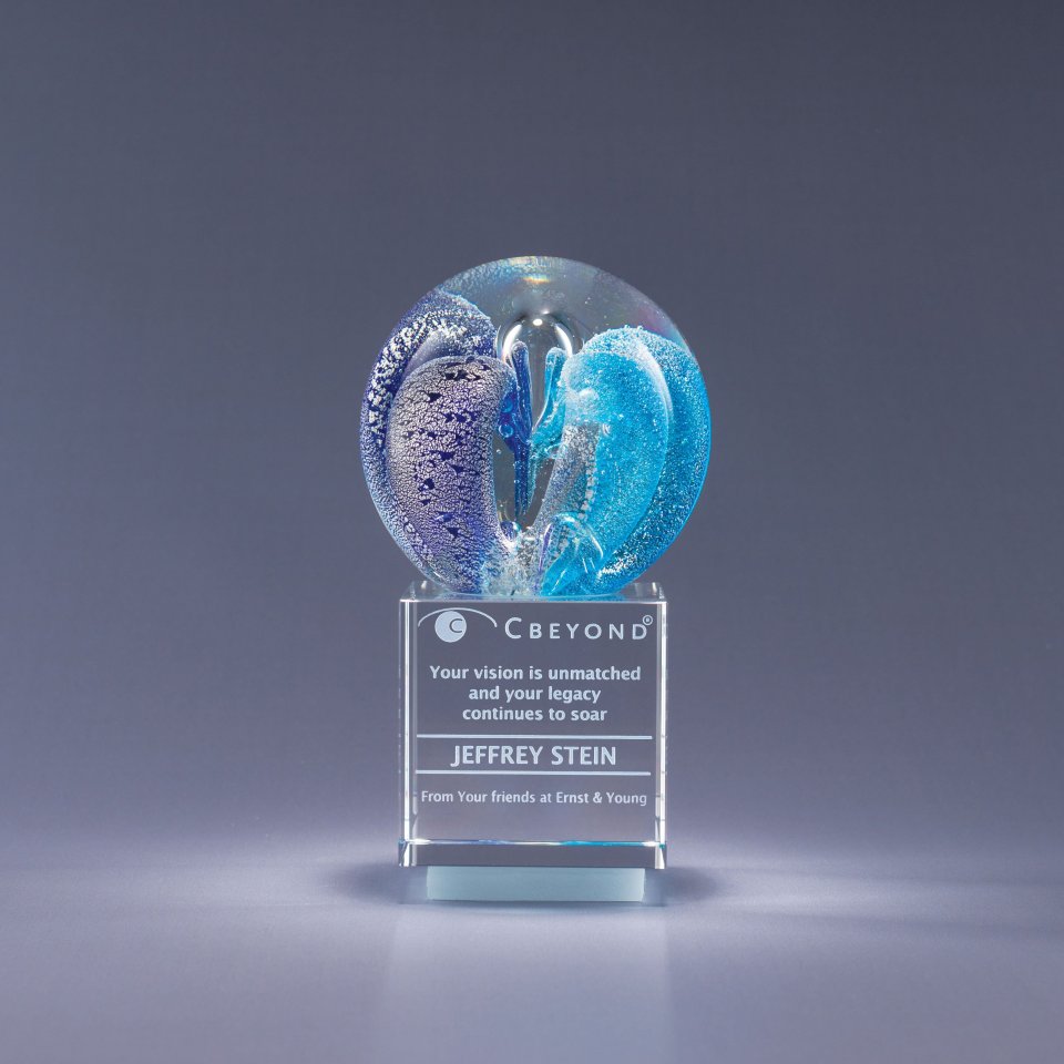 Intrigue art glass award