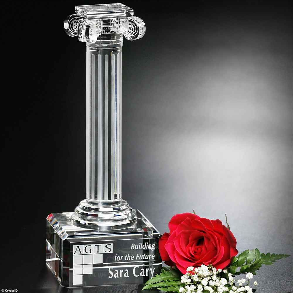Ionic Column 10" - Crystal D