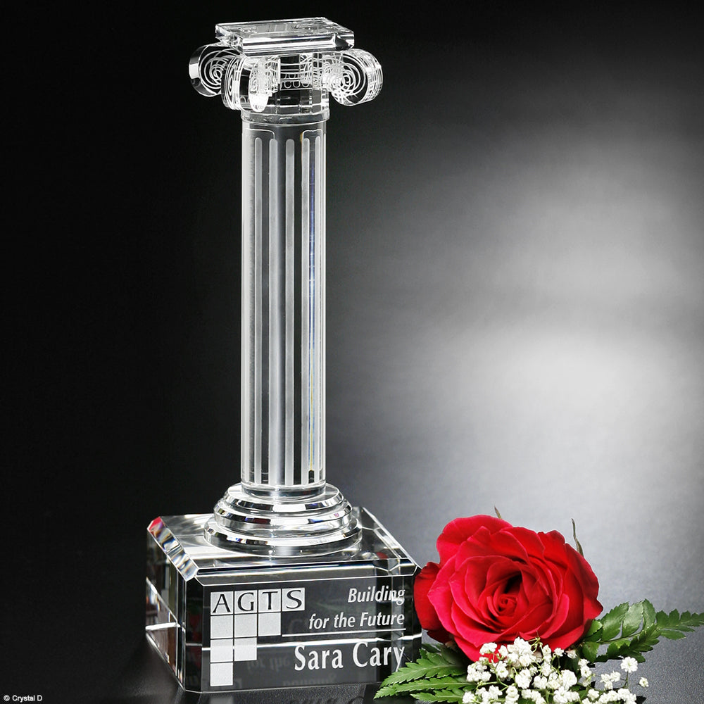 Ionic Column 9" - Crystal D