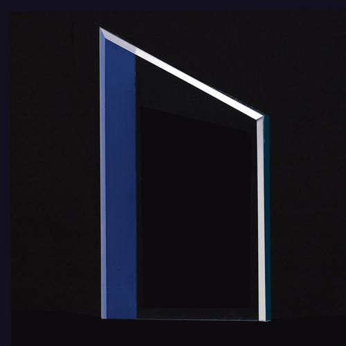 10" Zenith Series Jade Acrylic with Blue Highlights