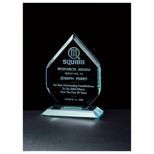 Jade Acrylic Flame Award