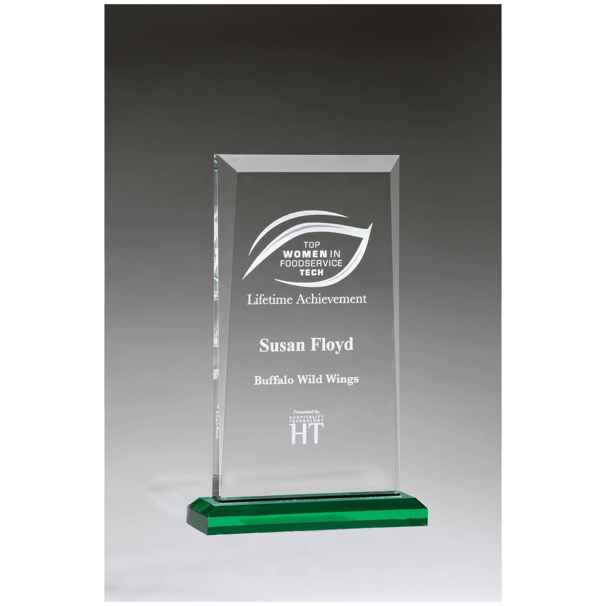 Apex Green Acrylic Award