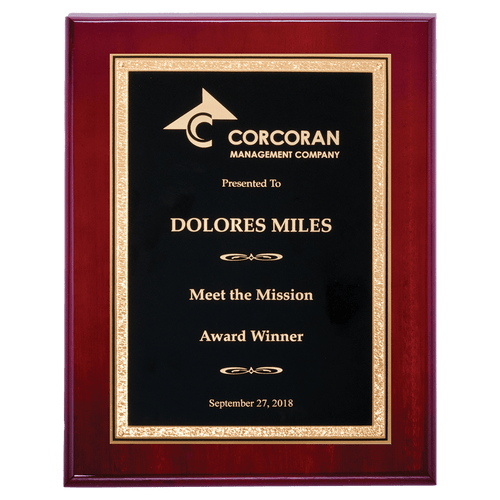 High Gloss Florentine Plaque