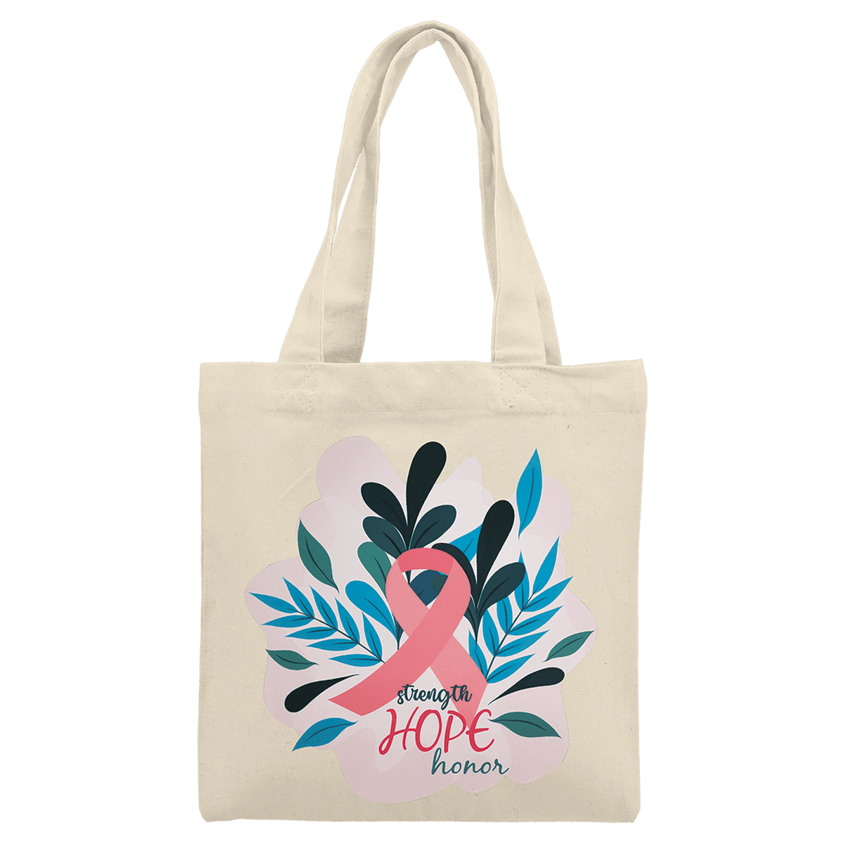 Natural Cotton Cavas Tote, 8" x 8"