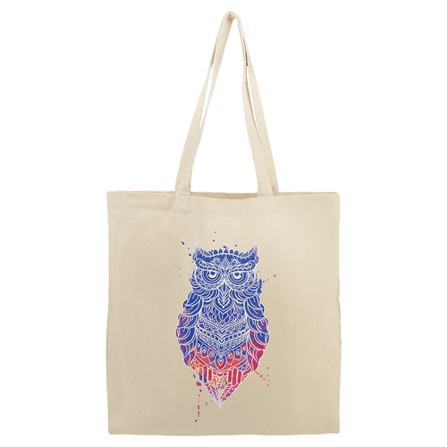 Natural Cotton Canvas Tote, 14 1/2" x 15 1/2"