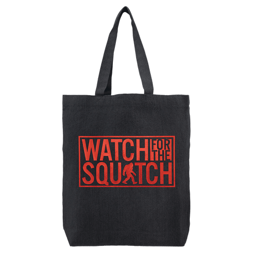 Black Cotton Canvas Tote with 3" Gusset, 15" x 16" x 3"