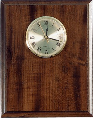 8" x 10" Elegant Cherry Clock Plaque