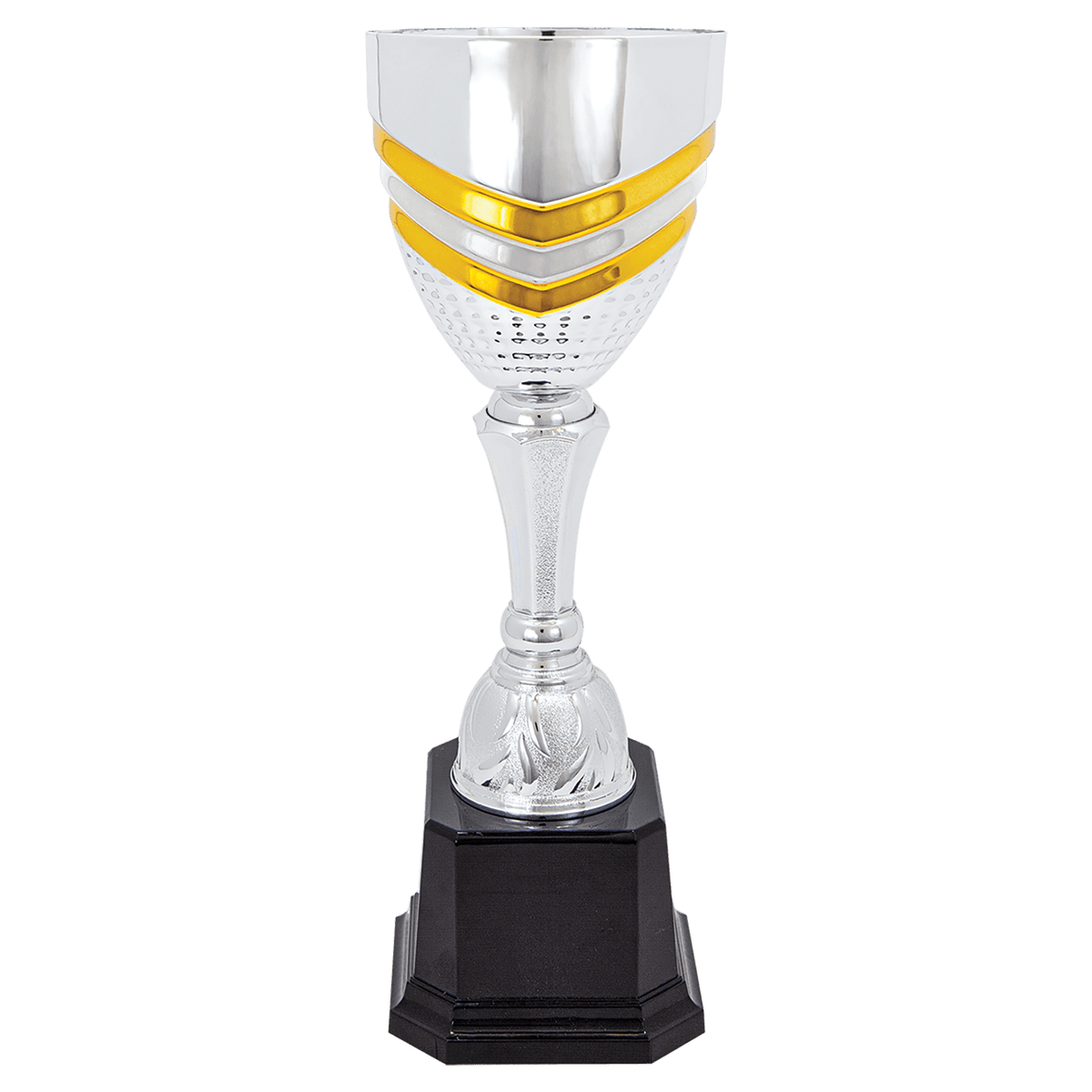 Completed Metal Cup Trophy on Plastic Base