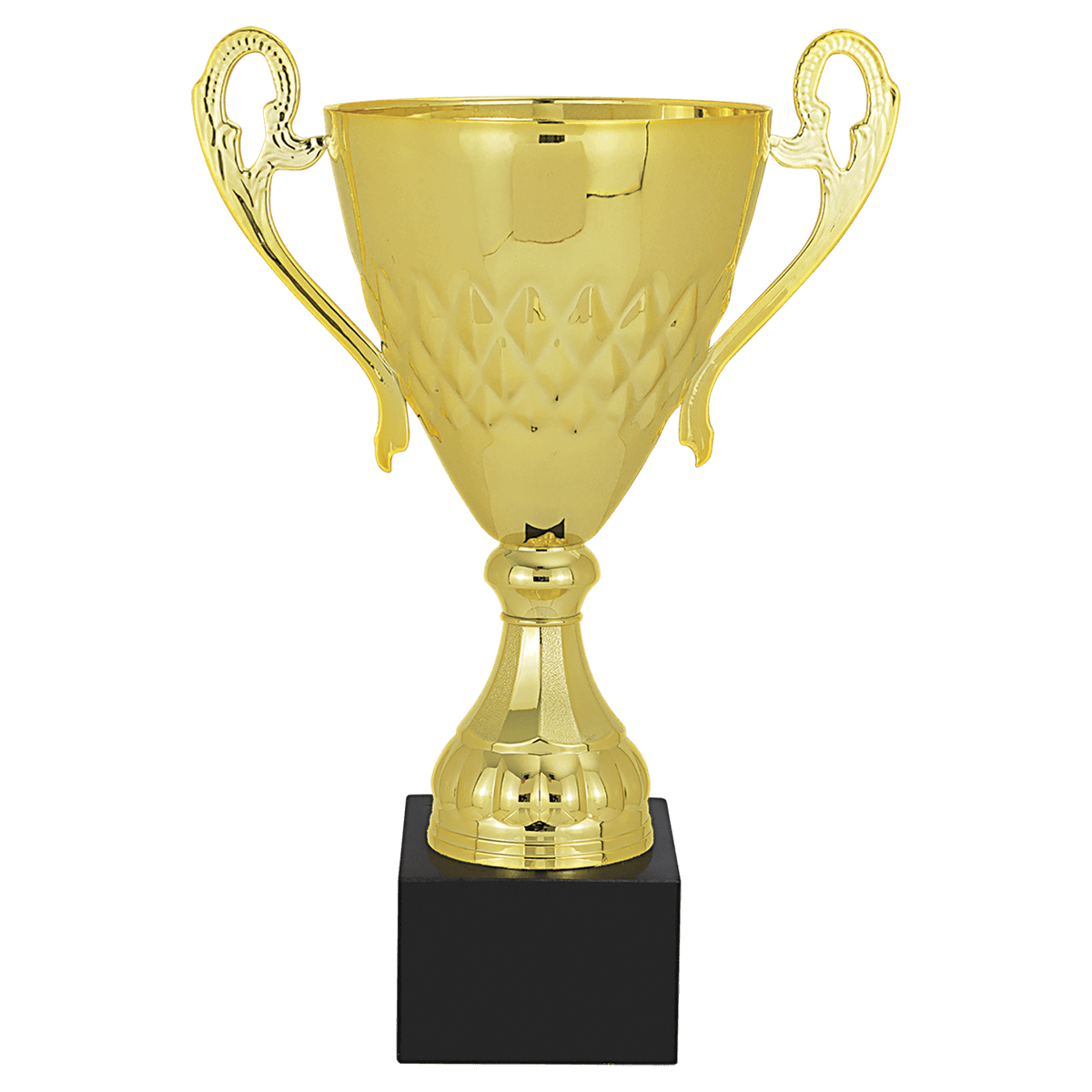 Gold Completed Metal Cup with Black Marble Base
