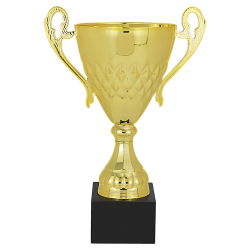 Gold Completed Metal Cup with Black Marble Base