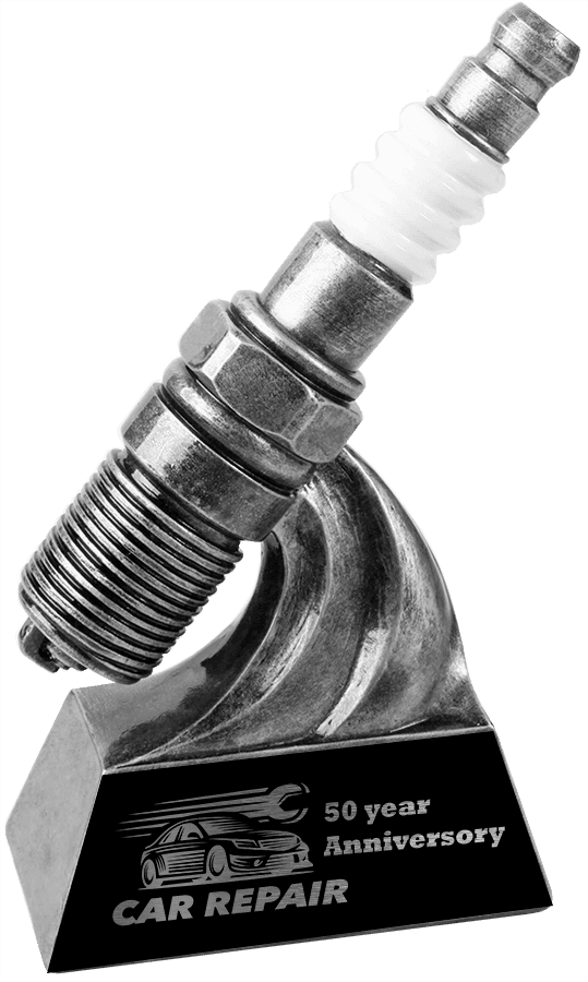 Spark Plug Car Show Resin Award